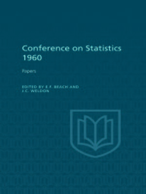 cover image of Conference on Statistics 1960